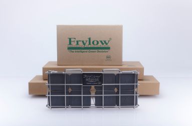 A Frylow FL-25 Model with its Shipping Box. Frylow is a Frying Oil Saver.