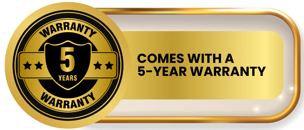 Frylow Comes with a 5-Year Warranty, Providing restaurant savings that last.